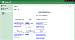 Desktop Screenshot of lesgrade3.wikispaces.com