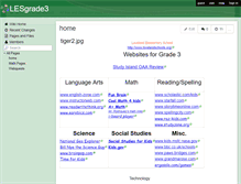 Tablet Screenshot of lesgrade3.wikispaces.com