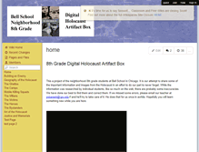 Tablet Screenshot of holocaustartifactbox.wikispaces.com