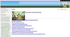Desktop Screenshot of collaborativewritingonline.wikispaces.com