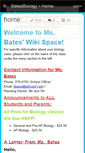 Mobile Screenshot of batesbiology.wikispaces.com