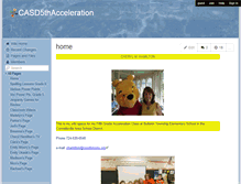Tablet Screenshot of casd5thacceleration.wikispaces.com