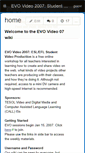 Mobile Screenshot of evovideo07.wikispaces.com