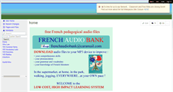 Desktop Screenshot of frenchaudiobank.wikispaces.com