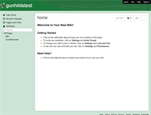 Tablet Screenshot of gunhildstest.wikispaces.com