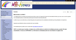 Desktop Screenshot of ciudadarcoiris.wikispaces.com