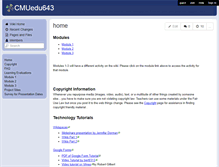 Tablet Screenshot of cmuedu643.wikispaces.com