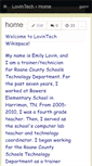 Mobile Screenshot of lovintech.wikispaces.com