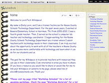Tablet Screenshot of lovintech.wikispaces.com