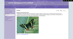 Desktop Screenshot of lauren-madagascansunsetmoth.wikispaces.com