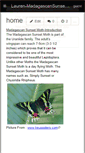 Mobile Screenshot of lauren-madagascansunsetmoth.wikispaces.com