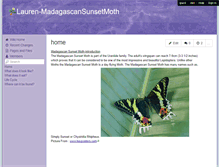 Tablet Screenshot of lauren-madagascansunsetmoth.wikispaces.com