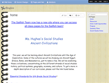 Tablet Screenshot of elhughes.wikispaces.com