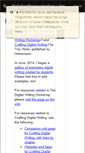 Mobile Screenshot of digitalwritingworkshop.wikispaces.com