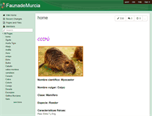 Tablet Screenshot of faunademurcia.wikispaces.com