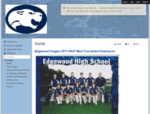 Tablet Screenshot of edgewoodgolf.wikispaces.com