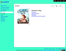 Tablet Screenshot of cweb3.wikispaces.com