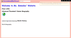Desktop Screenshot of gonzalesatberthoud.wikispaces.com