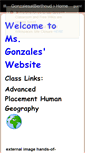 Mobile Screenshot of gonzalesatberthoud.wikispaces.com