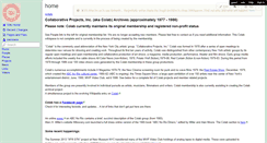 Desktop Screenshot of collaborativeprojectsarchive.wikispaces.com