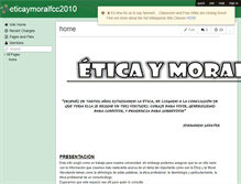 Tablet Screenshot of eticaymoralfcc2010.wikispaces.com