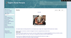 Desktop Screenshot of eaglesroostrecipes.wikispaces.com