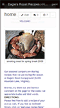 Mobile Screenshot of eaglesroostrecipes.wikispaces.com