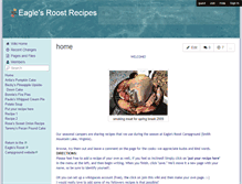 Tablet Screenshot of eaglesroostrecipes.wikispaces.com