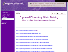 Tablet Screenshot of edgewoodelemimio.wikispaces.com