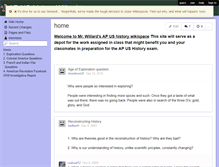 Tablet Screenshot of ap-us-history-willard.wikispaces.com