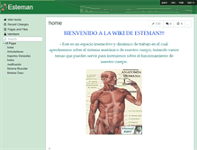Tablet Screenshot of esteman.wikispaces.com