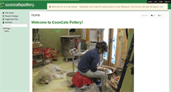 Desktop Screenshot of cooncatspottery.wikispaces.com