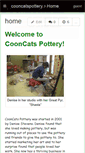 Mobile Screenshot of cooncatspottery.wikispaces.com
