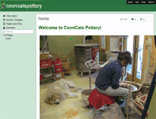 Tablet Screenshot of cooncatspottery.wikispaces.com