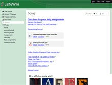Tablet Screenshot of jaffewiki.wikispaces.com