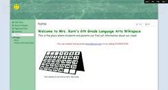Desktop Screenshot of kornrsms.wikispaces.com