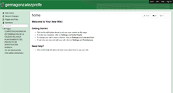 Desktop Screenshot of gemagonzalezprofe.wikispaces.com