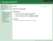 Tablet Screenshot of gemagonzalezprofe.wikispaces.com