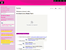 Tablet Screenshot of jessicastechdepot.wikispaces.com