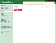 Tablet Screenshot of group3plants.wikispaces.com