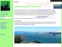 Tablet Screenshot of greeningsanfrancisco.wikispaces.com