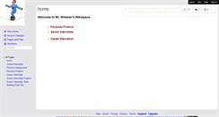 Desktop Screenshot of dwheeler.wikispaces.com