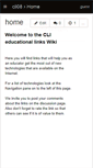 Mobile Screenshot of cli08.wikispaces.com
