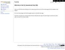 Tablet Screenshot of cli08.wikispaces.com