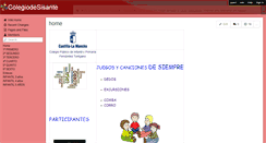 Desktop Screenshot of colegiodesisante.wikispaces.com