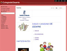 Tablet Screenshot of colegiodesisante.wikispaces.com