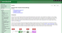 Desktop Screenshot of chem2bio2rdf.wikispaces.com