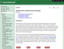 Tablet Screenshot of chem2bio2rdf.wikispaces.com