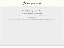Tablet Screenshot of msbush.wikispaces.com