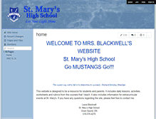 Tablet Screenshot of lblackwell.wikispaces.com